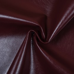 Ткань Дерматин (Кожзам) для мебели, цвет Бордовый (на отрез)  в Сарове