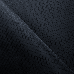 Ткань Оксфорд 300D PU Рип-Стоп СОТЫ, цвет Черный (на отрез)  в Сарове