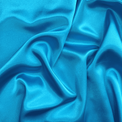 *Ткань Атлас-сатин, цвет Голубой (на отрез)  в Сарове