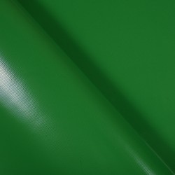 Ткань ПВХ 450 гр/м2, Зелёный (Ширина 160см), на отрез  в Сарове