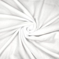 Флис Односторонний 130 гр/м2, цвет Белый (на отрез)  в Сарове