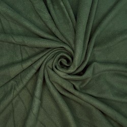 Ткань Флис Односторонний 130 гр/м2, цвет Темный хаки (на отрез)  в Сарове