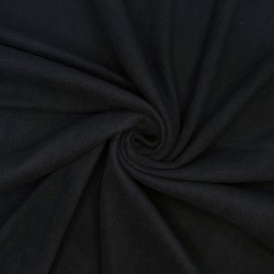 Флис Односторонний 130 гр/м2, цвет Черный (на отрез)  в Сарове