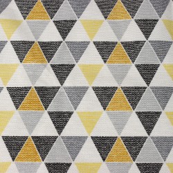 Интерьерная ткань Дак (DUCK), принт &quot;Малые Треугольники&quot; (на отрез)  в Сарове