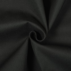 Ткань смесовая Канвас 35/65, цвет Черный (на отрез)  в Сарове