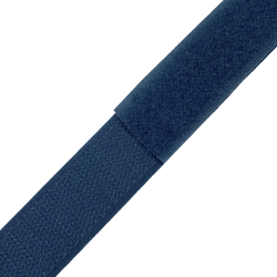 Контактная лента 25мм  Синий (велькро-липучка, на отрез)  в Сарове