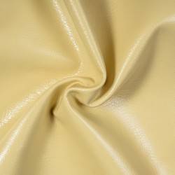 Ткань Дерматин (Кожзам) для мебели, цвет Кремовый (на отрез)  в Сарове