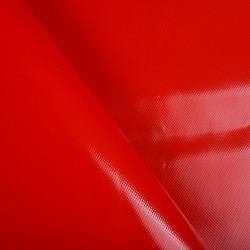 Ткань ПВХ 450 гр/м2, Красный (на отрез)  в Сарове