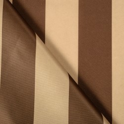 Ткань Оксфорд 300D PU, Бежево-Коричневая полоска (на отрез)  в Сарове