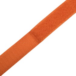 Контактная лента 25мм цвет Оранжевый (велькро-липучка, на отрез)  в Сарове