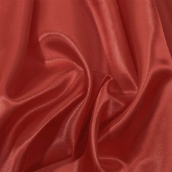 Ткань Атлас-сатин, цвет Красный (на отрез)  в Сарове