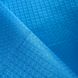 Ткань Оксфорд 300D PU Рип-Стоп СОТЫ, цвет Голубой (на отрез)  в Сарове
