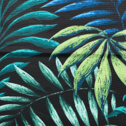 Интерьерная ткань Дак (DUCK), принт &quot;Тропические листья&quot; (на отрез)  в Сарове