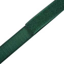 Контактная лента 25мм цвет Зелёный (велькро-липучка, на отрез)  в Сарове