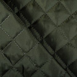 Стеганая подкладочная ткань с синтепоном (100гр/м2), цвет Хаки (на отрез)  в Сарове