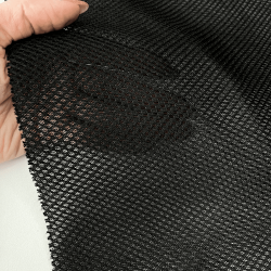Сетка 3D трехслойная Air mesh 165 гр/м2, цвет Черный (на отрез)  в Сарове